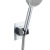 Showerhead Bracket Adjustable Shower Stand Bathroom Shower Shower Head Shower Brushed Silver Fixed Base