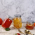 Glass Square round Cans Mason Glass Fruit Salad Handmade Jam Jar Sealed Jar Soy Sauce Pickles Glass Bottle