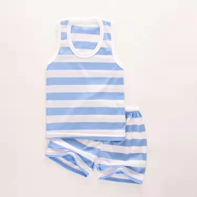Children's clothing new summer cotton sliver sleeveless vest set children's cotton foreign style vest set wholesale 5 yu