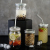 Glass Mason Cup with Lid Transparent Juice Coctail Glass Drink Cup Straw Cup Sealed Bottle