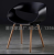 Nordic Chair Backrest Cosmetic Chair Plastic Home Dining Chair Modern Minimalist Lazy Internet Celebrity Household Restaurant Ins Style