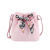 Women's Bag 2021 New Silk Scarf Furry Shoulder Bucket Bag Mobile Phone Bag Gift Small Bag Ladies Hand Bag
