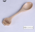Factory  Wooden Spoon Wood Color Animal Wooden Spoon Chinese Children Card Ventilation Small Wood Spoon Wooden Spoon