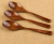 Factory Wholesale Custom Nanmu Old Paint Long Wooden Spoon Wave Handle Soup Spoon Children's Wooden Spoon Kitchen 