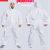 Non-Woven ProtectiveOil-Proof Waterproof Dustproof Stickers Breathable Film Breeding Epidemic Prevention Coverall Hooded