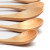 Natural Beech Seasoning Measuring Spoon Wooden Long Handle Stirring Sugar Spoon Creative Small Spoon Lettering