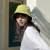 Bucket Hat Women's Japanese Bucket Hat Face Cover Sun-Proof Summer Bell-Shaped Korean Style Versatile Fashion Net Red Style Niche Sun-Proof Basin Hat