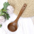 Factory Paint-Free Door Frame Bent Spoon Household Solid Wood Spoon Porridge Spoon Spoon for Stirring Wooden Tableware 