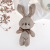 Silver Silk Wishing Rabbit Plush Pendant Doll Valentine's Day Bag Accessories Wedding Wedding Company Activity Birthday Gift