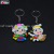 Cute Cartoon PVC Keychain Car Pendant Handbag Pendant Silicone Doll Key Ring Key Ring