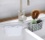 2295 Punch-Free Suction Cup Storage Hanging Basket Faucet Sponge Drain Basket Kitchen Products Utensils Storage Rack