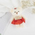 Factory Direct Sales Bouquet Apron Siamese Bear Little Doll Yiwu Plush Toy Small Pendant