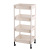 Factory Direct Sales Large Plastic Storage Rack Kitchen Bathroom Square Floor Vegetable and Fruit Storage Rack Square Wine Rack