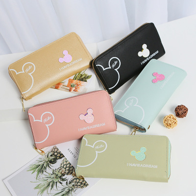 Women's Bag 2021 New Floral Print Fresh Coin Purse Fashion Size Wallet Multi-Layer Gift Small Bag in Stock