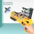 Aircraft Launching Gun Internet Celebrity Continuous Hair Bubble Plane Catapult Gun Toy Drop-Resistant Children's Hand Throwing Gliding Swing Aircraft