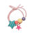 Korean Hair Ring Hair Tie H Rubber Band Lettered Black Hair Band Bow Hair Rope round Beads Head Rope Small Jewelry Headdress Flower