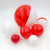 Anime Classic Red and White Ball Funny Egg Coin Gashapon Machine Universal Assembled Toy Christmas Lucky Eggshell