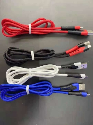 Woven Shark Data Cable V8