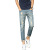 Men's Youth Korean Ripped Cropped Jeans Youth Popularity Slim Fit Skinny Cropped Jeans Casual Trend