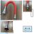 Color Universal Tube Adjustable Kitchen Hot and Cold Faucet Sink Vegetable Basin Rotating Faucet Rotating Laundry Tub