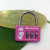 Spot Luggage Stationery Mini Password Lock Zinc Alloy Multicolor Padlock with Password Required