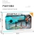 Aircraft Launching Gun Internet Celebrity Continuous Hair Bubble Plane Catapult Gun Toy Drop-Resistant Children's Hand Throwing Gliding Swing Aircraft