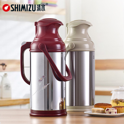 Clear Water Kettle Household Large Capacity 3.2L Thermos Thermos Bottle Thermos Bottle Glass Liner Insulation Bottle 3272