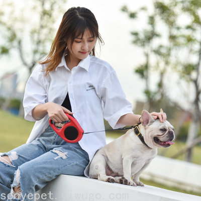 2023 Dog Hand Holding Rope Running Automatic Shrink New Dog Walking Free Retractable Pet Source Factory Spot