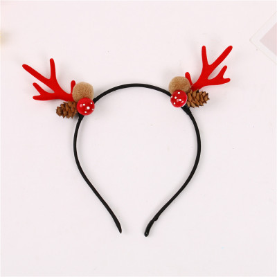 Christmas Antlers Series Headband Girl Cute Hair Clip Sweet Mori Girls Little Dear Hairpin Hair Hoop
