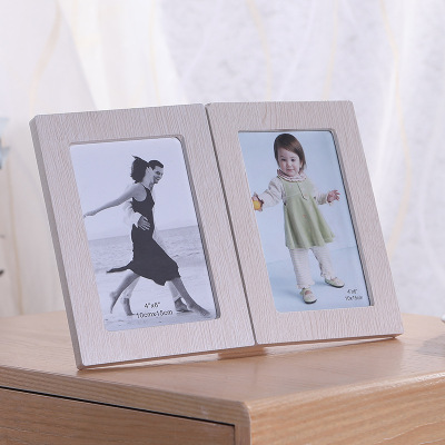 Factory Self-Selling Custom Wholesale Home Living Room Bedroom Decoration Photo Frame Fashionable Appearance Trendy Blister Duplex Photo Frame