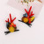 Christmas Dress up Headwear Red Antlers Hair Accessories Hair Clip Hairpin a Pair of Hairclips Bang Clip Mori Style Plush Hairpin