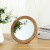 round European Bedroom Retro Foldable HD Simple Support Wooden Makeup Mirror Convenient Decoration Assembly Mirror