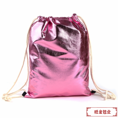 Drawstring Bag Drawstring Backpack Women's Waterproof Convenient Travel Sports Gym Bag Men's Simple Backpack Custom Printed Logo