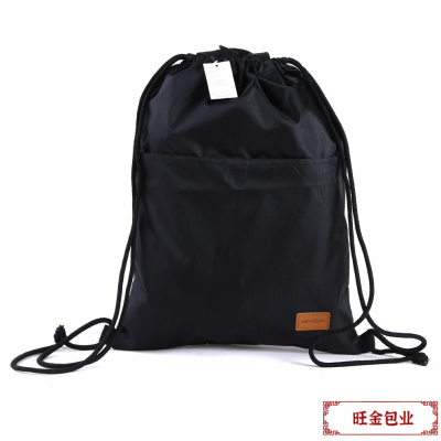 Primary and Secondary Schools Light Soy Sauce Drawstring Pocket Push Advertising Gifts Outdoor Activities Dance Handbag Leisure Schoolbag