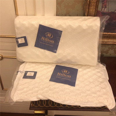 WeChat Hot-Selling Hilton Pillow Core Bouncy Latex Memory Pillow Neck Pillow