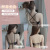 2021 New Underwear Women's Wireless Glossy Micro-Fold Cross Backless Bra Thin Vest Type Sports Bra