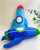 Factory Direct Sales New Cartoon Universe Rocket Pillow Boy Plush Toy Pillow for Drawing and Sample Customization