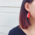 Japanese and Korean Style Creative Handicraft Candy Toy Earrings Japanese Asymmetric Earrings Can Be Used as Ear Clips