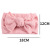 European and American Seasonal New Children's Hair Accessories Double Layer Sunken Stripe Knitted Wool Bow Baby Hair Band Baby Headband Women