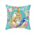 Household Supplies Easter Pillow Cover Cartoon Rabbit Egg Printed Polyester Peach Skin Throw Pillowcase Amazon Customization