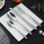 Factory Wholesale Western Thickened 304 Steak Knife and Fork Elegant Series Western Food Tableware Set Stainless Steel Tableware