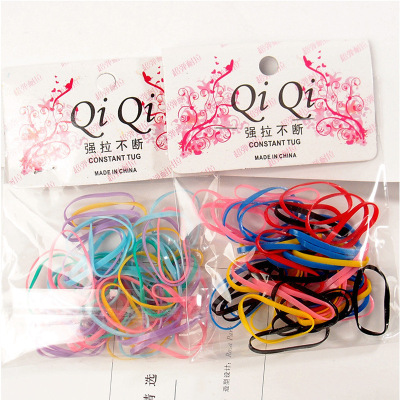 Children's Black, Colors Disposable Hair Band Minimalist Candy Color Hair Rope Yiwu Accessories Wholesale