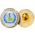 Pure Yang Badge Customized Baking Paint for Metal Badge Customized Stamping Alumni Special-Shaped Cartoon Classmates Golden M Badge
