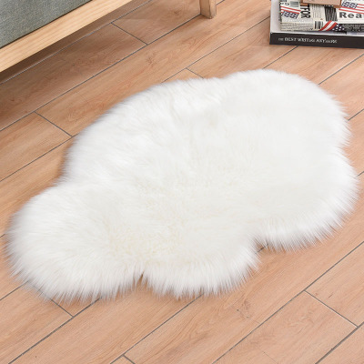 Shida New Wool-like Carpet Cloud Sofa Living Room Carpet Floor Mat Bedroom Plush Bay Window Carpet Custom