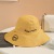 Internet  Smiling Face Bucket Hat Women's Spring and Summer Big Brim Sun-Proof Sun Hat Polyester Cotton Bucket Hat 