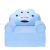 Creative Folding Sofa Plush Toy Children Cartoon Lazy Seat Double-Layer Lengthened Birthday Gift Wholesale