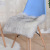 New Wool-like Cushion Simple Seat Cushion Bedroom Plush Sofa Cushion Wool-like Long Wool Square Cushion Customization