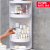 Large Capacity Bathroom Rotating Storage Rack Floor Suction Wall Corner Storage Rack Bathroom Table Storage Cabinet