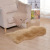 Customized Winter European-Style Simple Wool-like White Home Living Room Thickened Plush Carpet Floor Mat Window Cushion