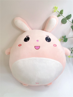 Factory Direct Sales New Cartoon Cute Bunny Plush Toy Animal Pillow Doll to Map and Sample Customization